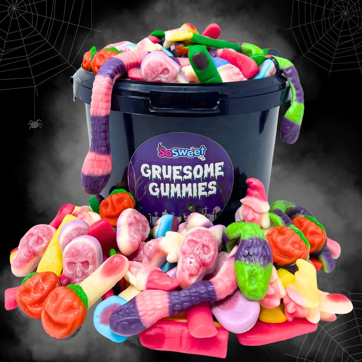 Halloween Gruesome Gummies Sweets Bucket (2kg)