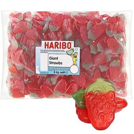 Haribo Giant Strawbs (3kg)