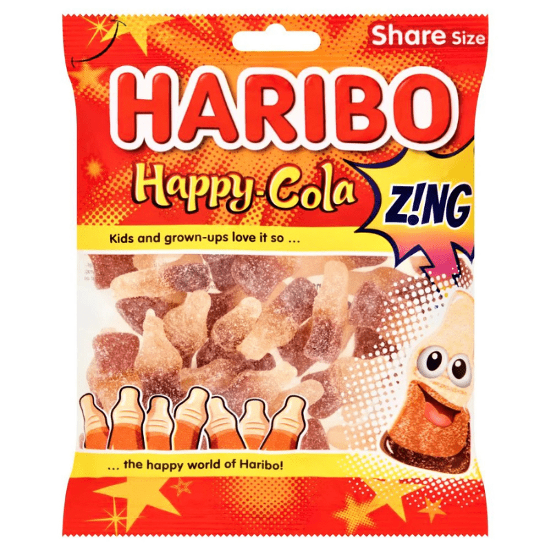 Haribo Happy Cola Bag Zing (160g)
