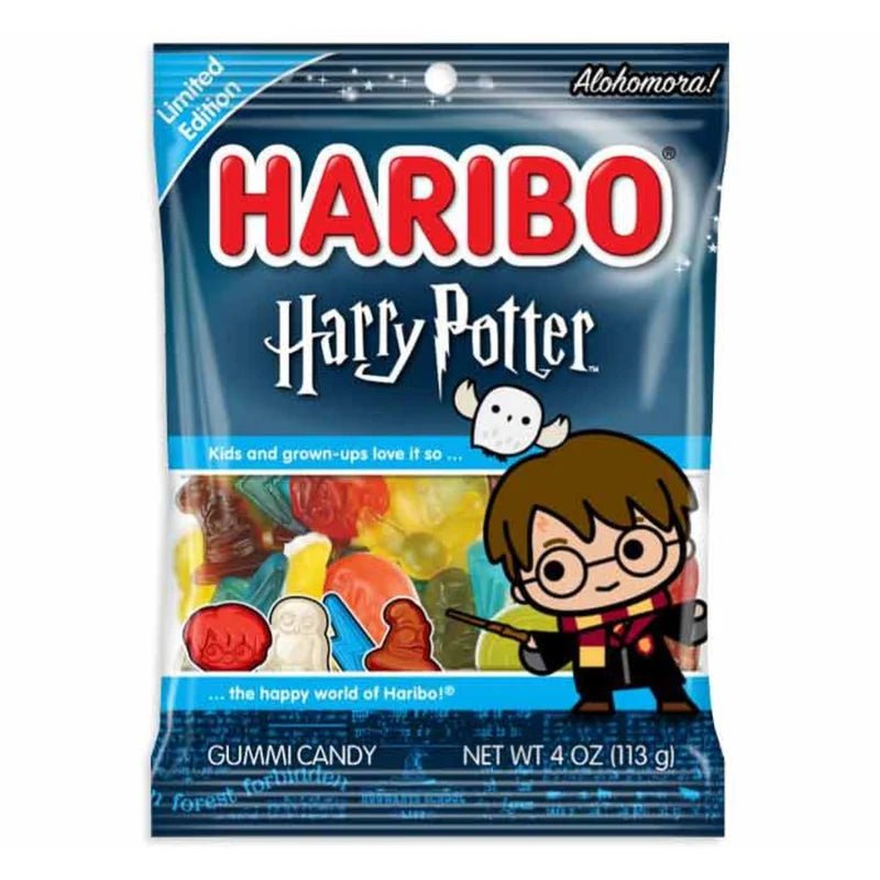Haribo Harry Potter Gummy Candy Peg Bag 113g USA Limited Edition