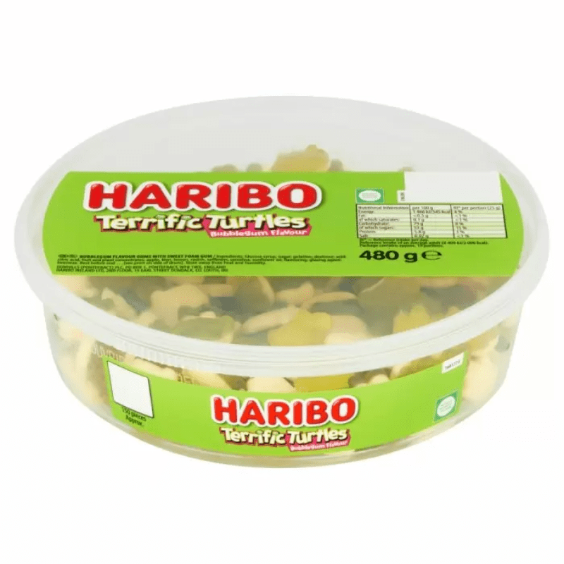 Haribo Terrific Turtles Sweet Tub (480g)