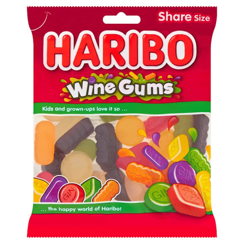 Haribo Wine Gums Bag (160g)