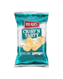 Herr's Regular Crisp n Tasty Potato Chips Bag 71g USA