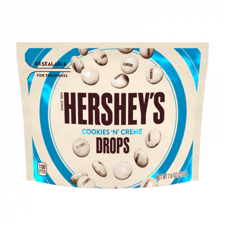 Hersheys Drops Cookies and Cream Pouch (215g)