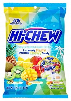 Hi Chew Tropical Mix Peg Bag 100g JAPAN