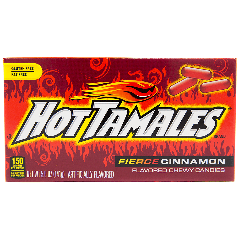 Hot Tamales Original Fierce Cinnamon Theatre Box (141g)