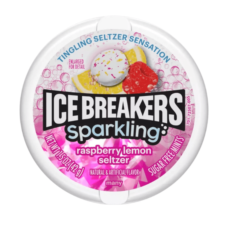 Ice Breakers Sparkling Raspberry Lemon Seltzer (42g)