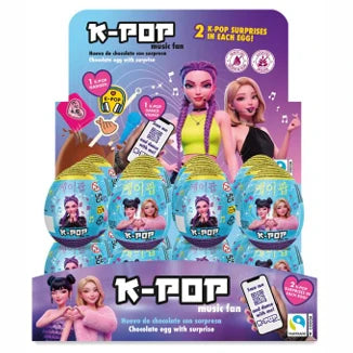 K POP Chocolate Surprise Egg 20g (Single Egg)