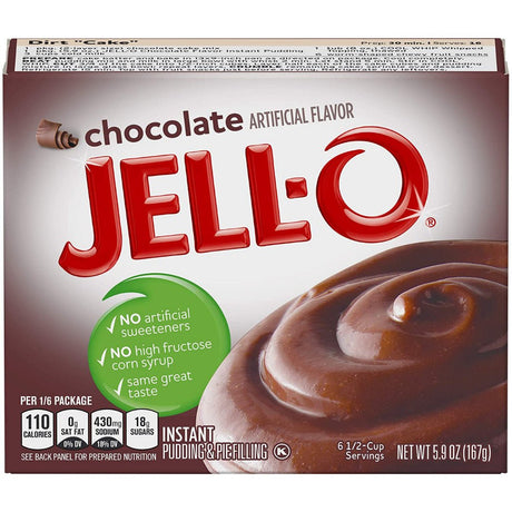 Jell-O Instant Pudding Chocolate (110g)