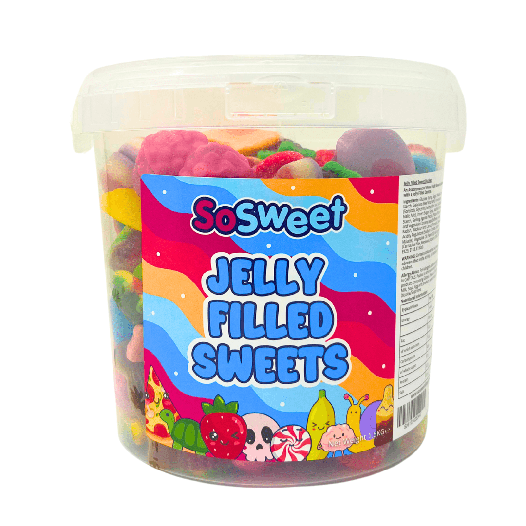 Jelly Filled Sweet Bucket (1.5kg)
