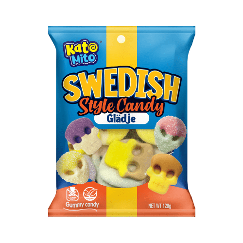 Kato Mito Glädje Swedish Style Candy 120g Peg Bag