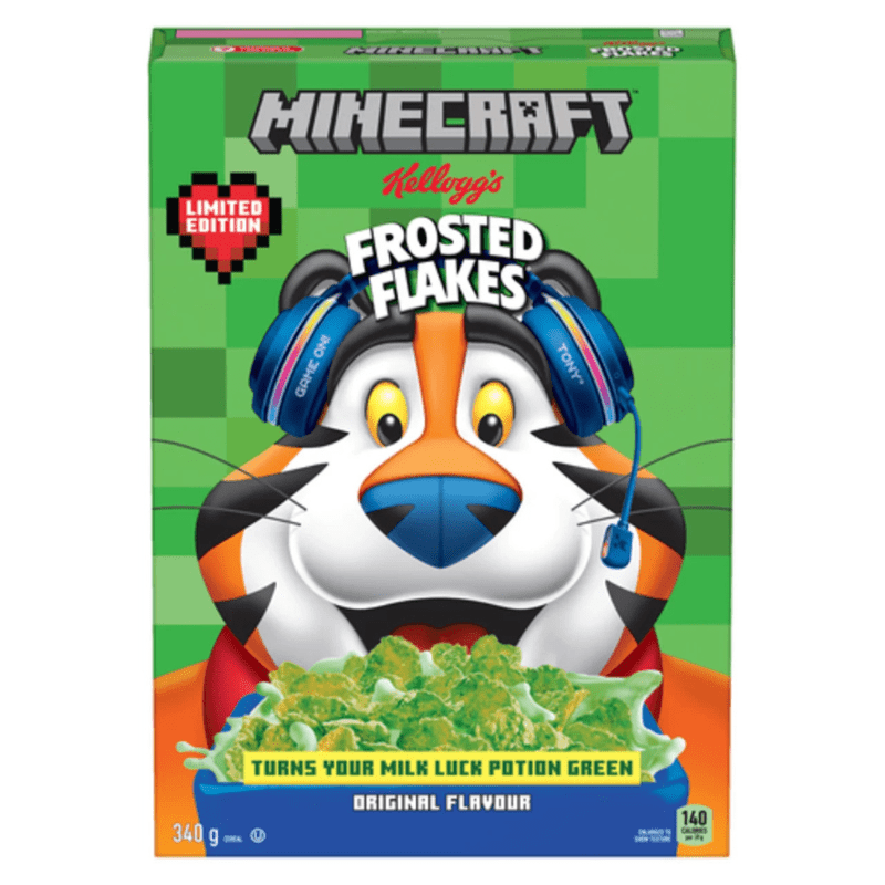 Kelloggs Frosted Flakes Minecraft Cereal (340g)