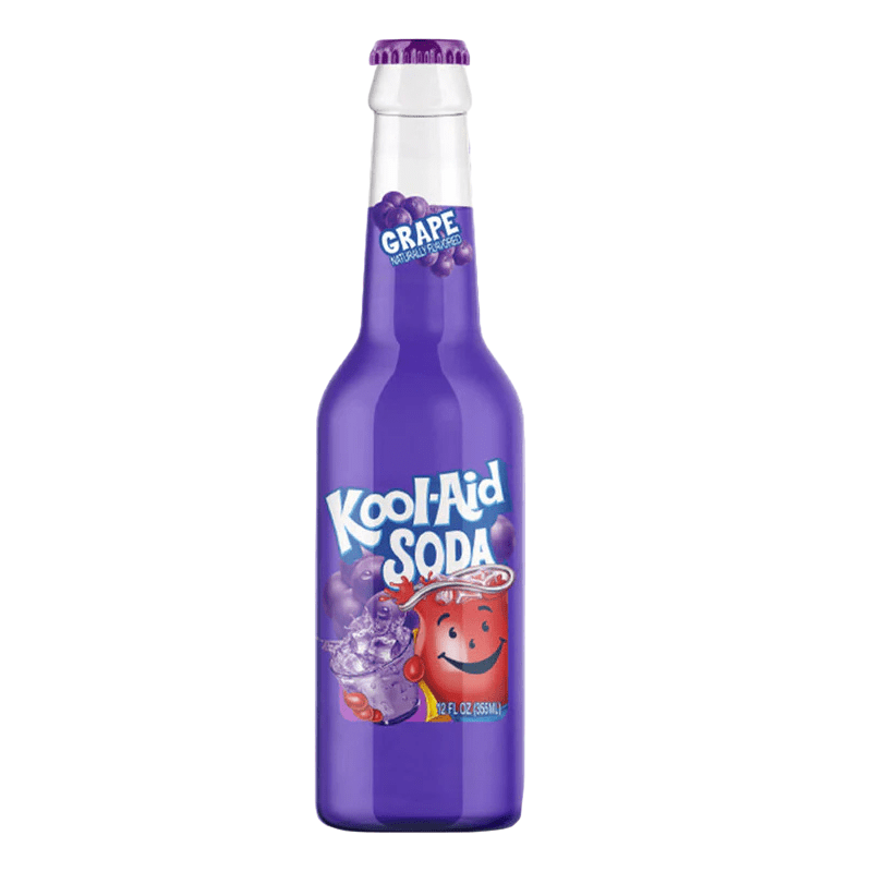 Kool Aid Soda Grape Bottle 355ml