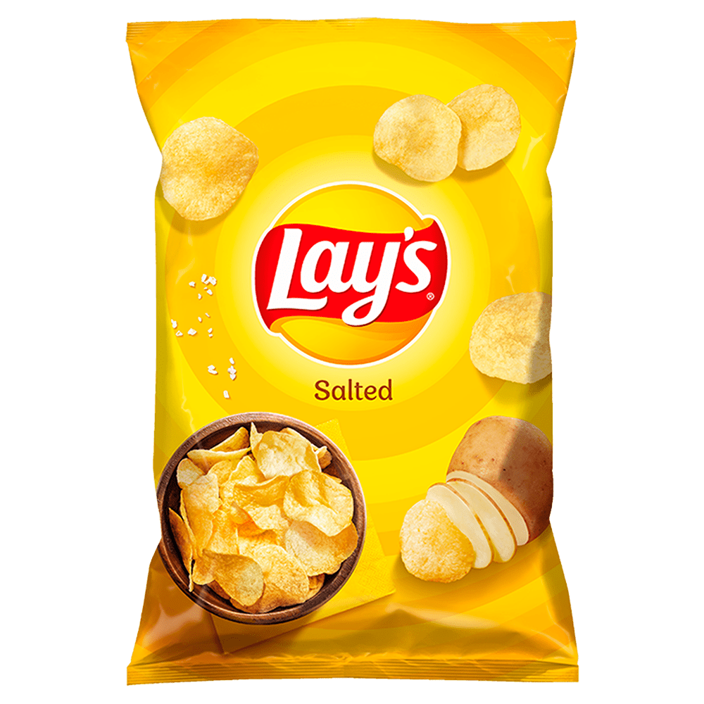 Lays Salted Crisps Bag 130g
