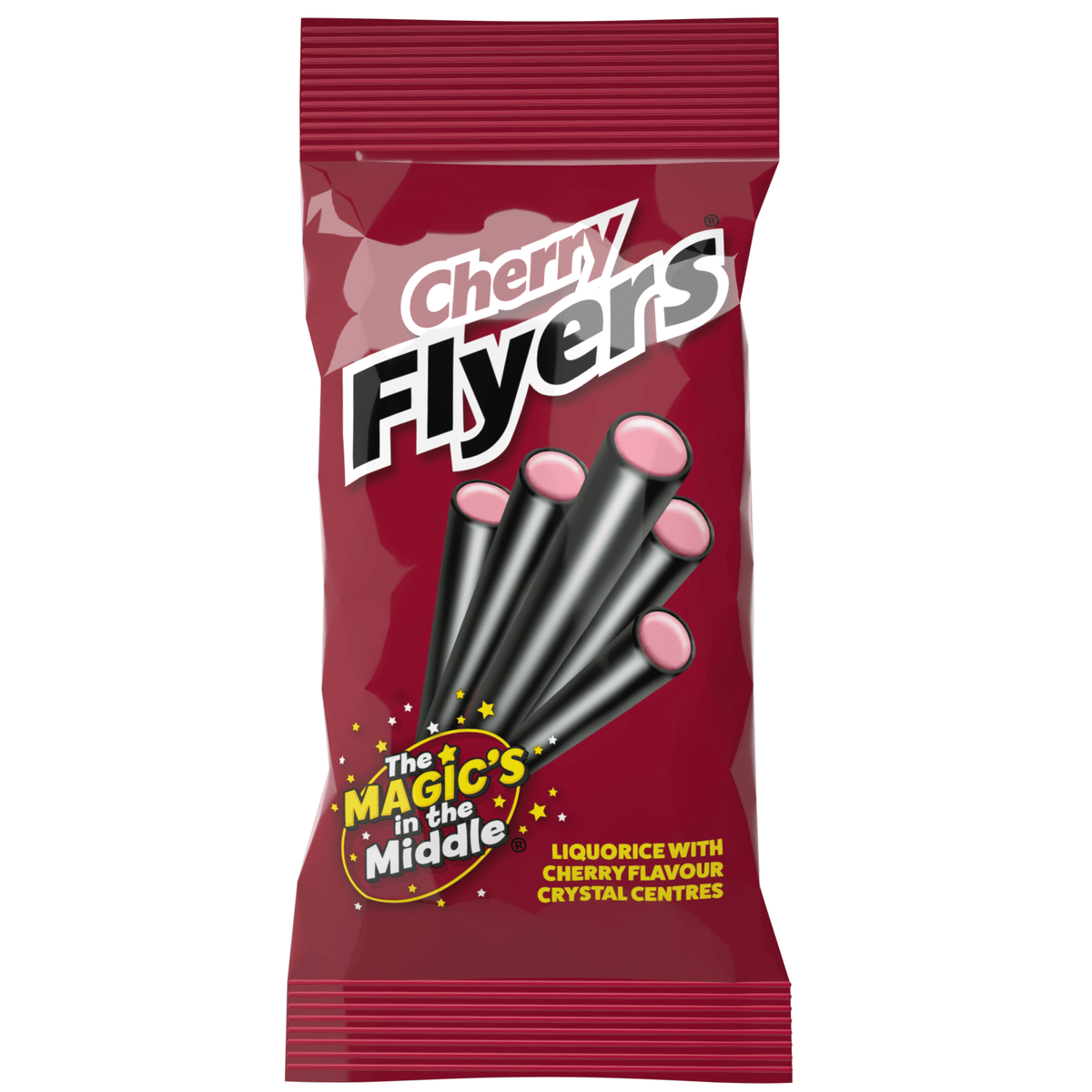 Liquorice Cherry Flyers Peg Bag 75g – SoSweet