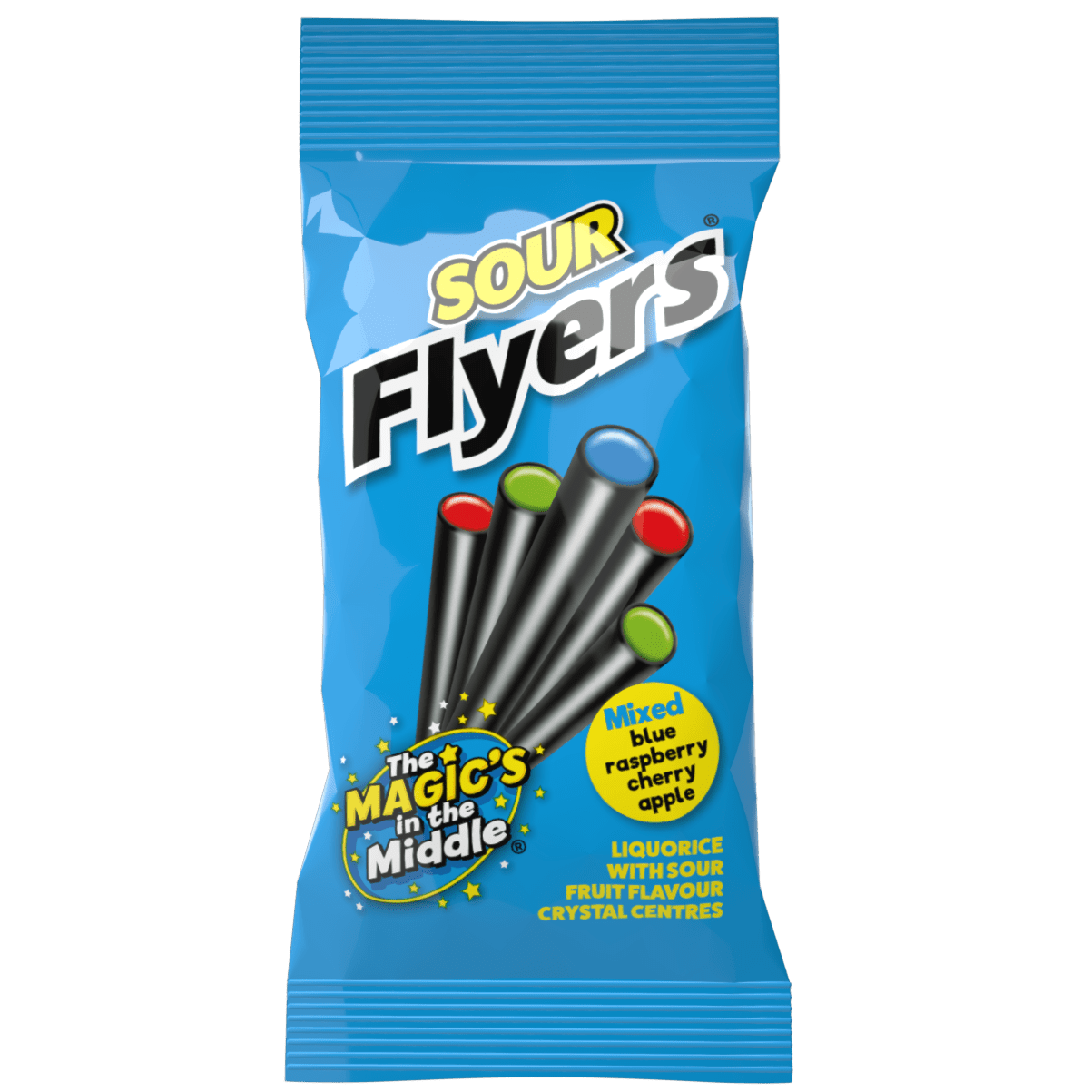 Liquorice Flyers Sour Bag 75g
