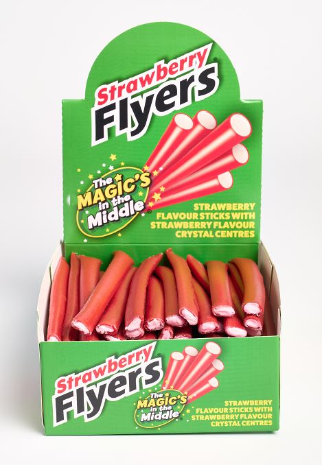 Liquorice Flyers Strawberry Box 60 Pack