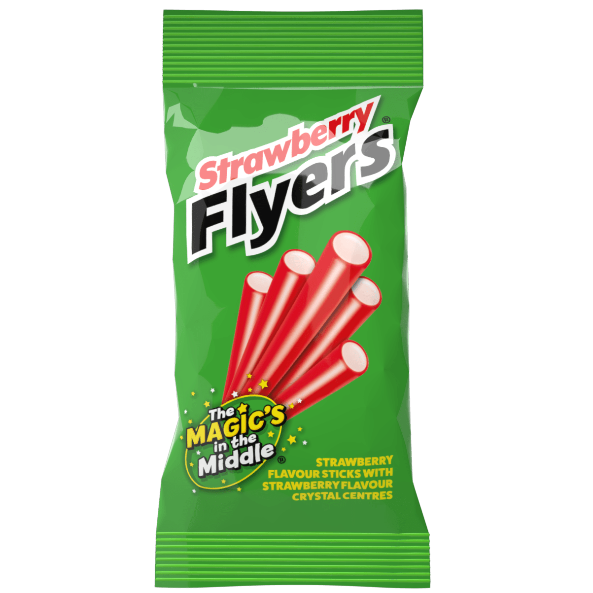 Liquorice Strawberry Flyers Bag 75g