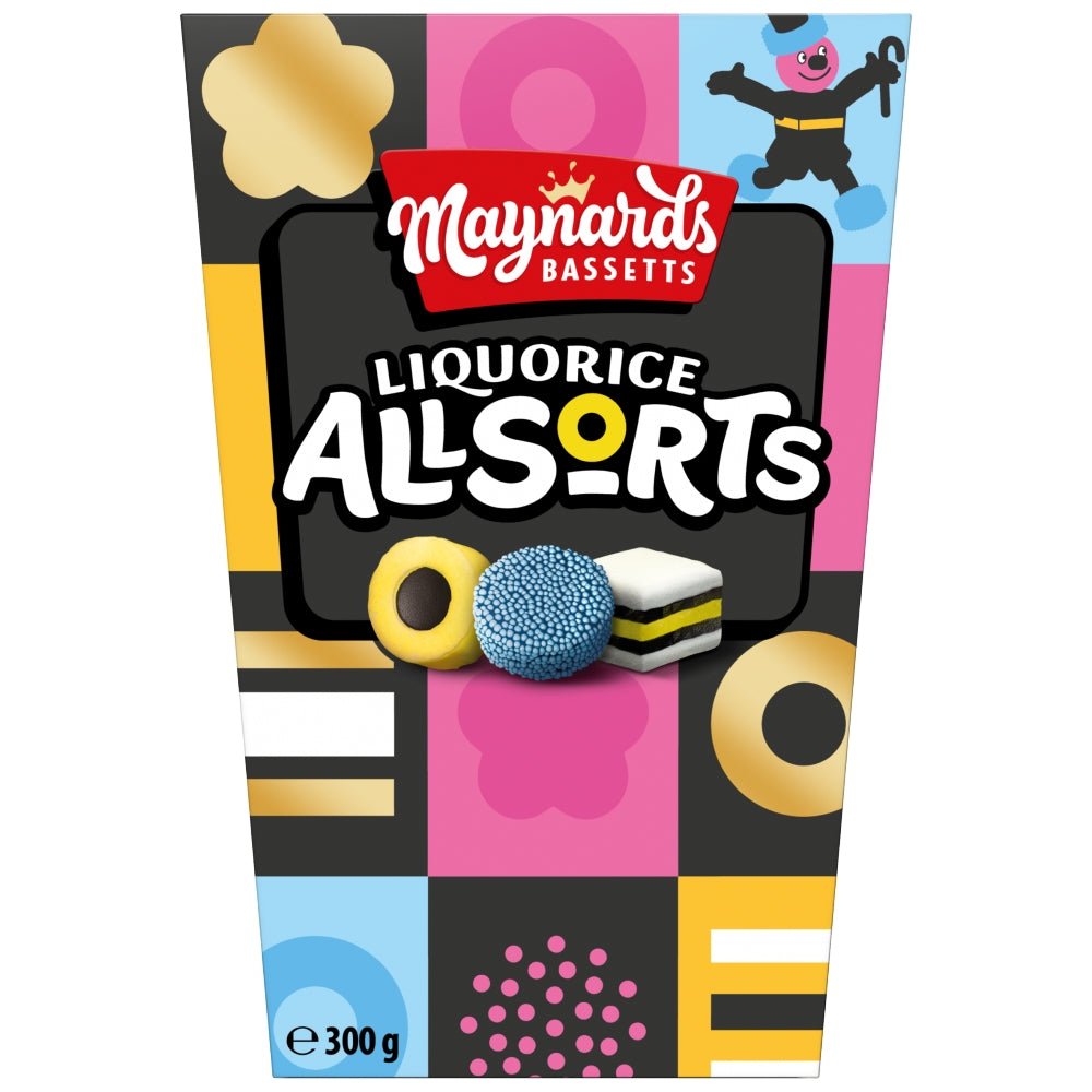 Maynards Bassetts Liquorice Allsorts Carton 300g