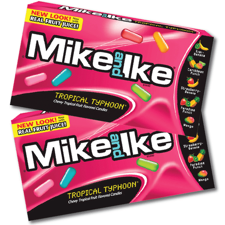 Mike and Ike Mini Box Tropical Typhoon (22g) (2 Pack)