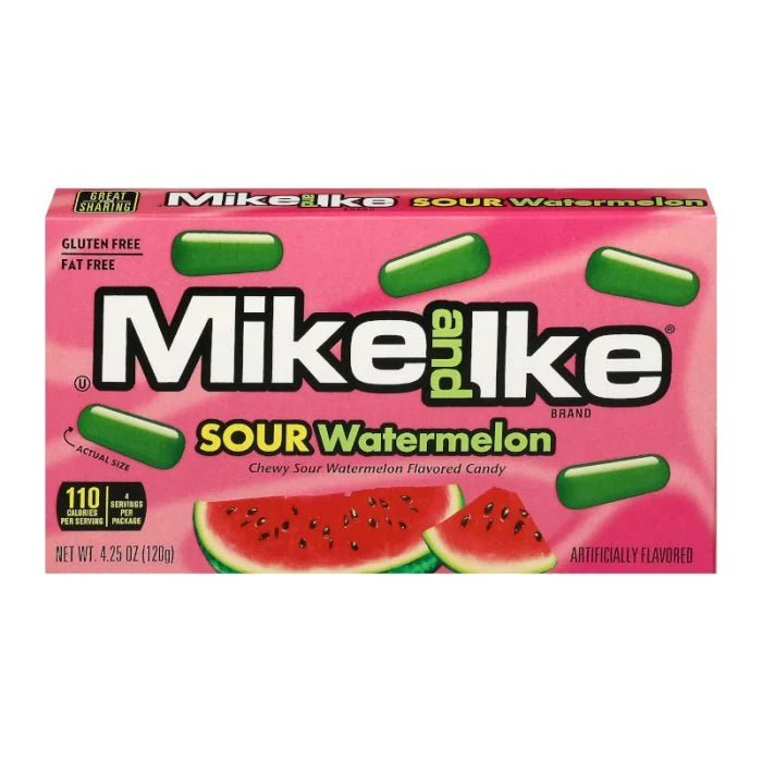 Mike and Ike Sour Watermelon Theatre Box 120g USA