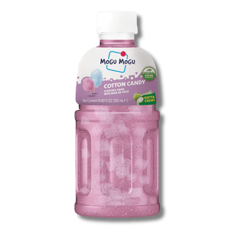 Mogu Mogu Cotton Candy with Nata de Coco (320ml)