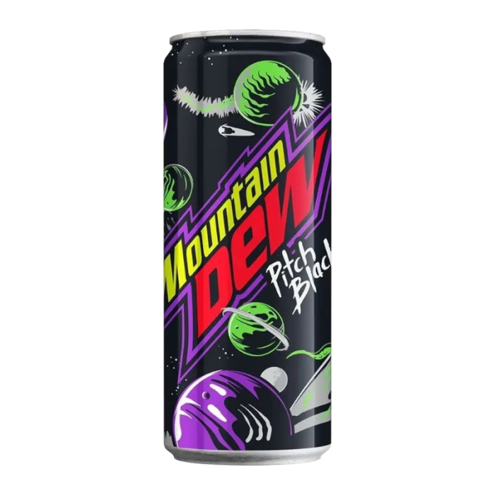 Mountain Dew Pitch Black Can 330ml EU