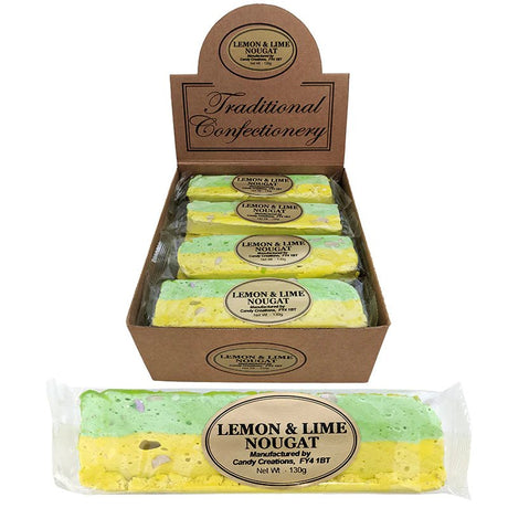 Nougat Bar Lemon And Lime (130g)