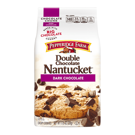 Pepperidge Farm Nantucket Double Dark Chocolate Cookies (204g)