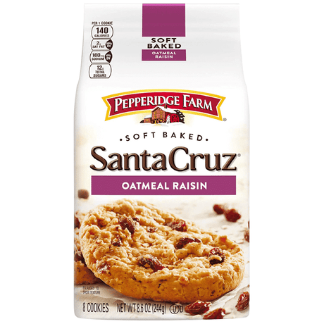 Pepperidge Farm Santa Cruz Oatmeal Raisin Soft Baked Cookies (244g)