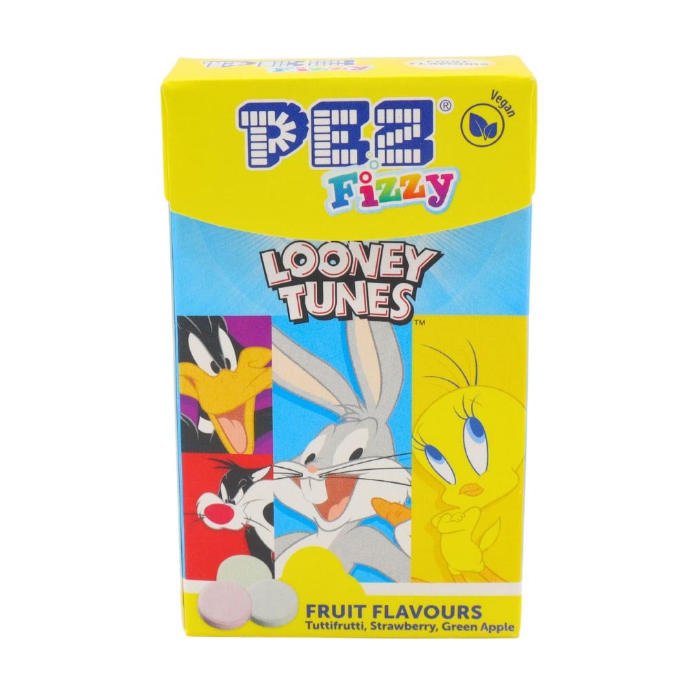 Pez Fizzy Looney Tunes Flip Top Box 30g
