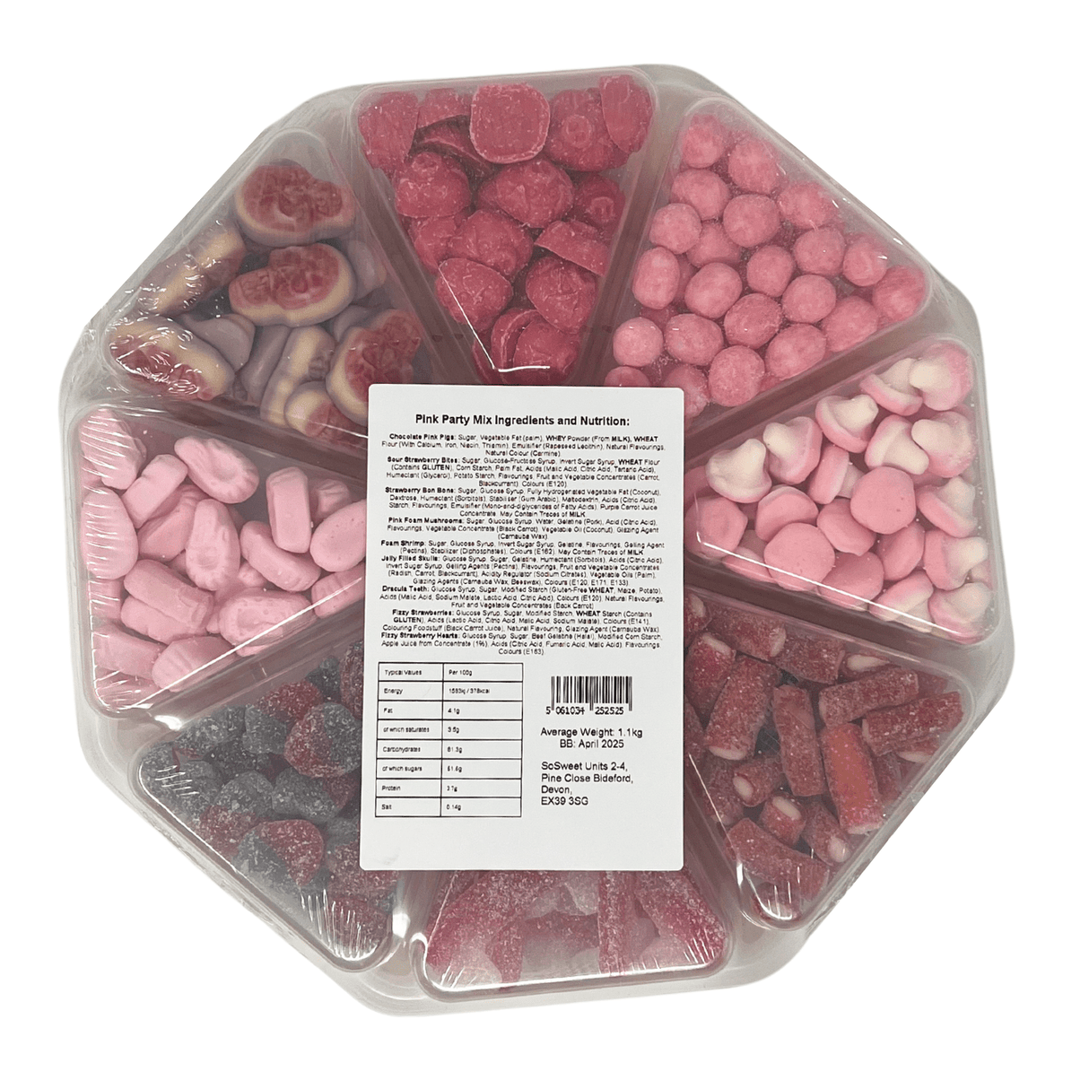 Pick'n'Mix Sharing Platter Pink Party Mix