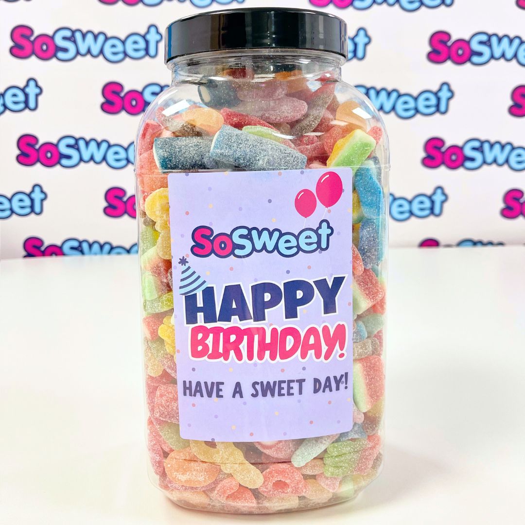 Rainbow Fizz Sweet Mix Gift Jar (3kg)