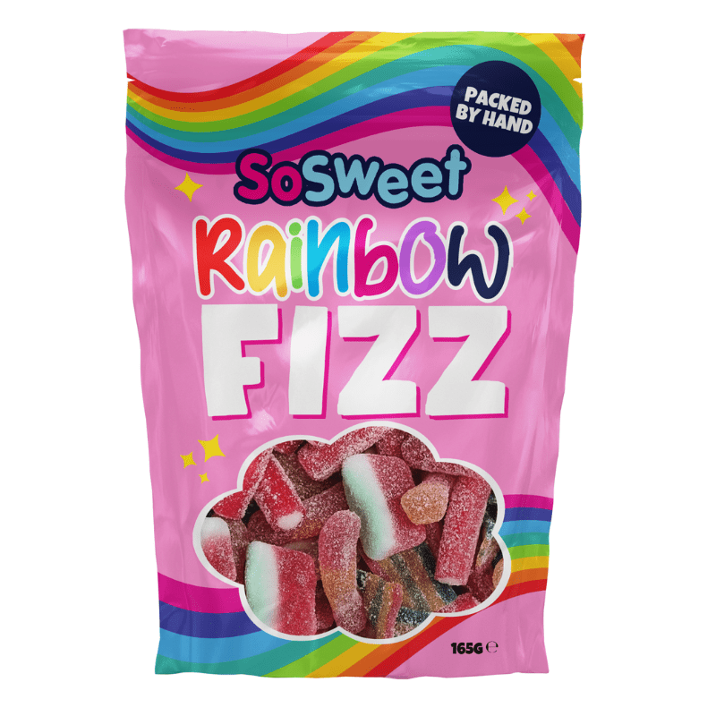 Rainbow Fizz Sweet Mix Pouch 165g