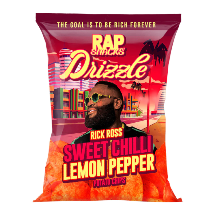Rap Snacks Rick Ross Sweet Chilli Lemon Pepper Potato Chips 71g USA