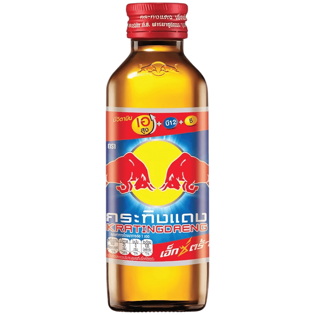 Red Bull Kratingdaeng Glass Bottle 150ml THAILAND