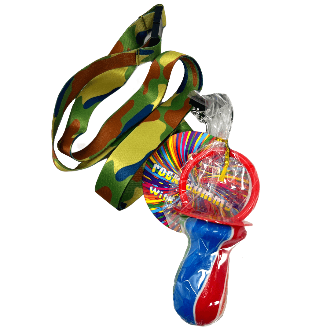 Rock Lollipop Lanyard Camo