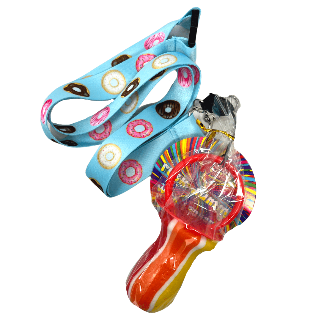 Rock Lollipop Lanyard Donut