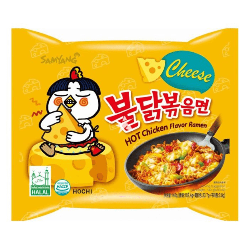 Samyang Buldak Hot Chicken Cheese Ramen Noodles (100g)