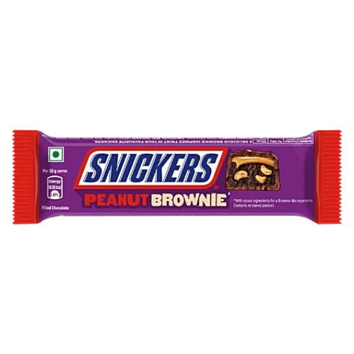 Snickers Peanut Brownie Chocolate Bar 45g India