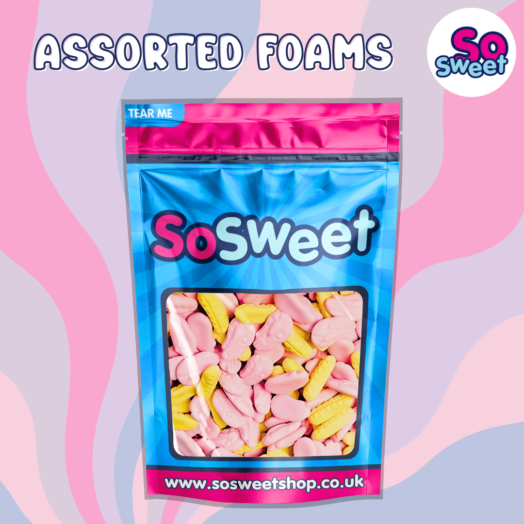 SoSweet Assorted Foams Pouch 500g