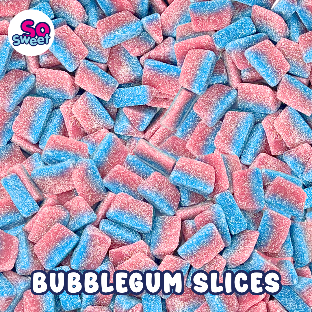 SoSweet Bubblegum Slices Bag 1kg