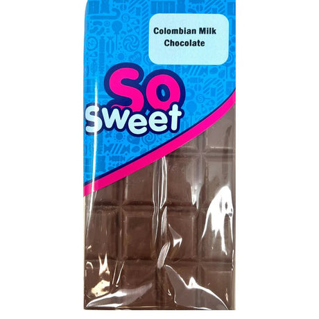 SoSweet Columbian Milk Chocolate Bar (80g)