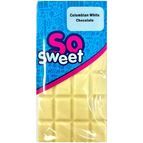 SoSweet Columbian White Chocolate Bar (80g)
