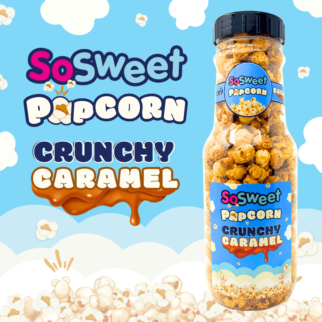 SoSweet Crunchy Caramel Popcorn Bottle (260g)