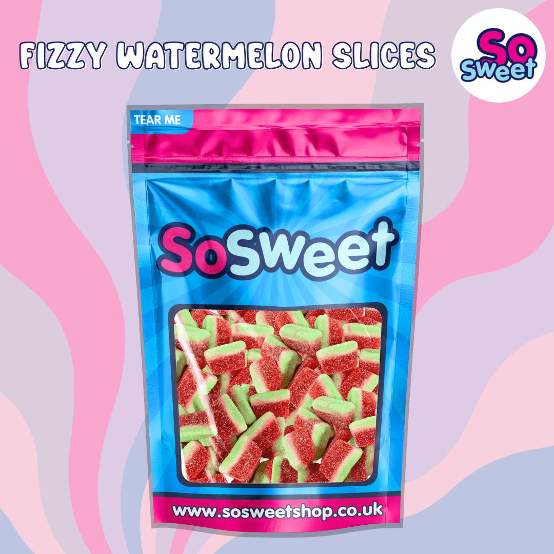 SoSweet Fizzy Watermelon Slices Pouch 800g