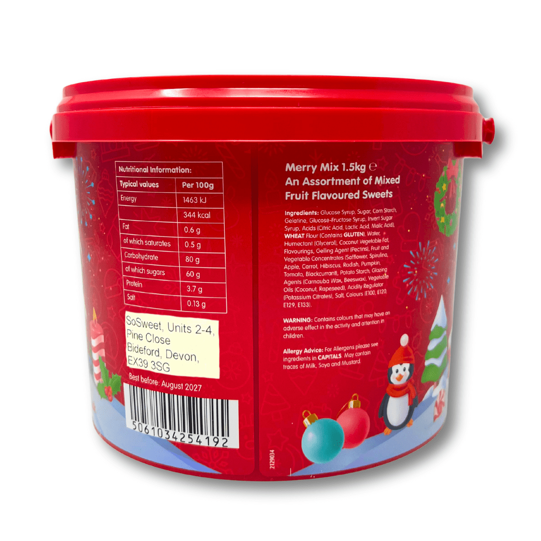 SoSweet Merry Mix Bucket 1.5kg