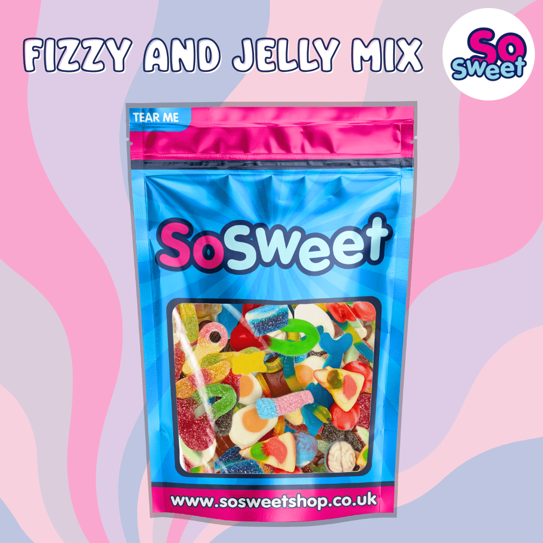 SoSweet Pick & Mix Sweets Fizzy and Non Fizzy Mix Pouch 800g