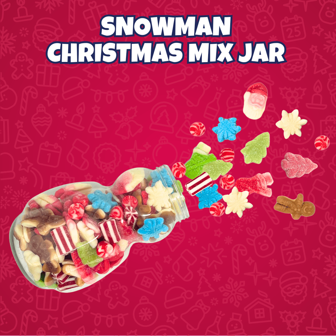 SoSweet Snowman Christmas Mix Jar 600g