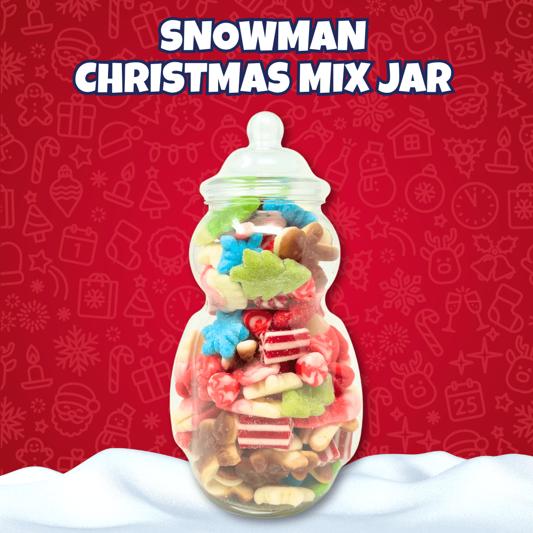 SoSweet Snowman Christmas Mix Jar 600g